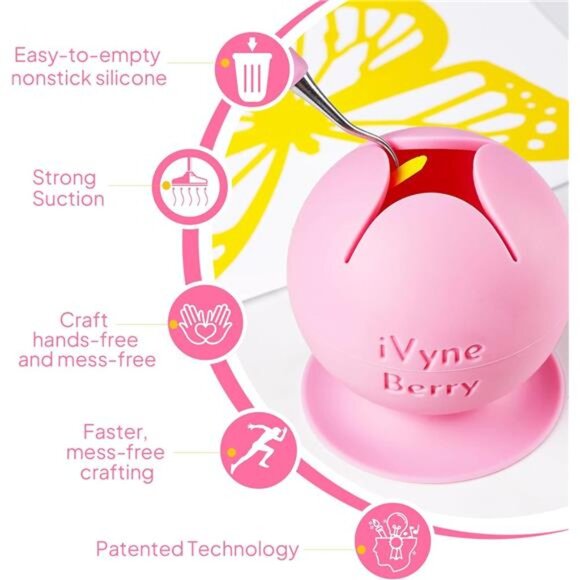 Berry Suctioned Vinyl Weeding Scrap Collector & Holder for Weeding Tools - Picture 5 of 7